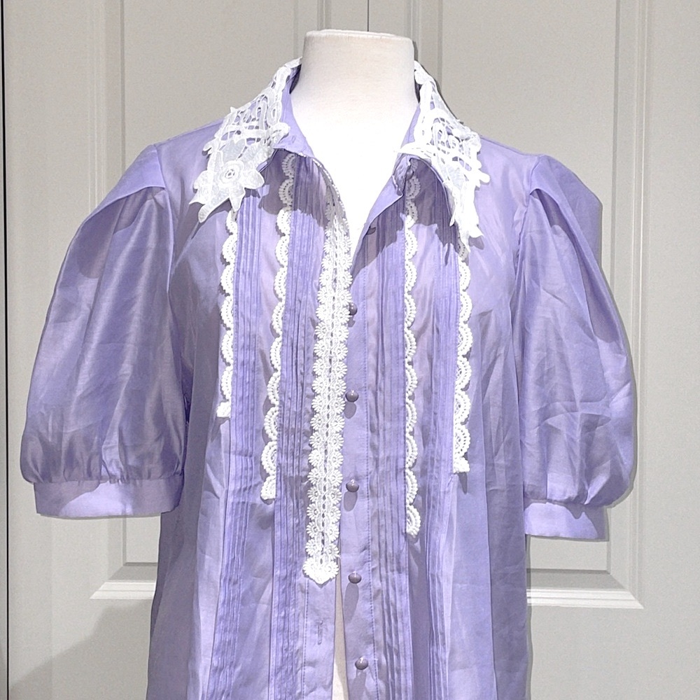 Pretty Lavender Blouse